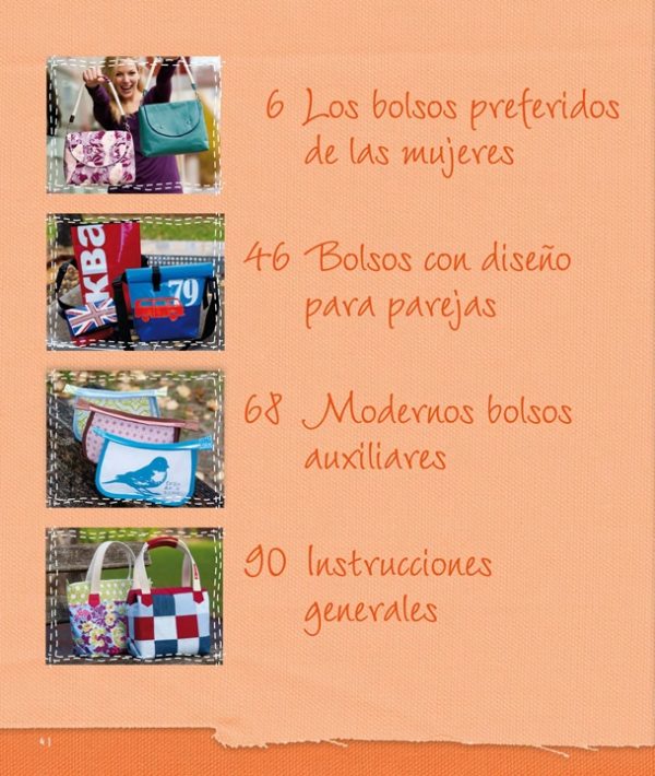 LIBRO NUEVOS BOLSOS DE TELA CON DISEÑOS FANTÁSTICO - Imagen 2